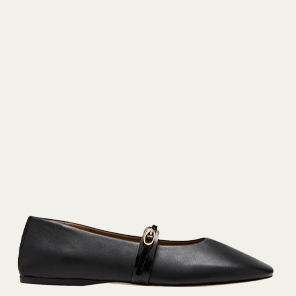 Jacquemus - Les Ballerines Rondes Mary Jane Flats