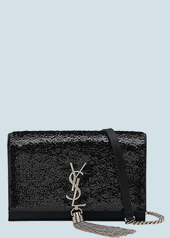 Saint Laurent - Kate YSL Tassel Sequin Crossbody Bag