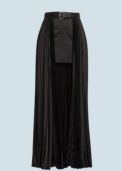 Peter Do - Long Pleated Belted Skirt