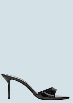 PARIS TEXAS - Lidia Patent Stiletto Mule Sandals