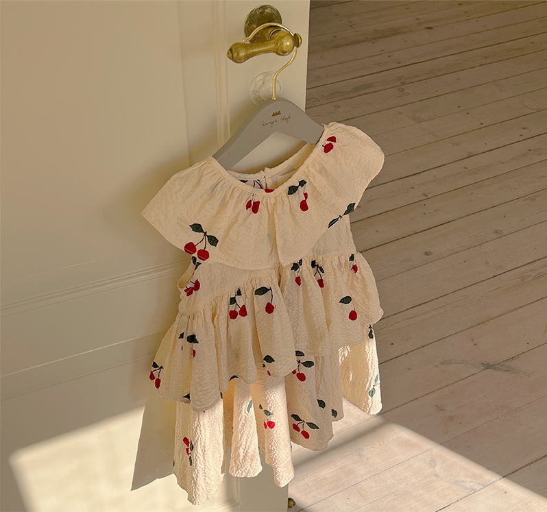 Konges Sløjd - Lunella Dress - Mon Grand Cherry