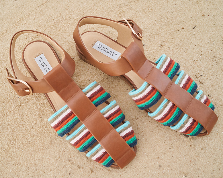 Gabriela Hearst - Calla Colorblock Fisherman Sandals