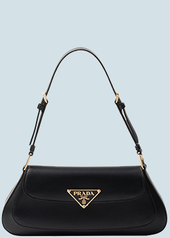 Prada - City Flap Leather Shoulder Bag
