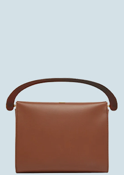 DRIES VAN NOTEN - Crisp Leather Top-Handle Bag