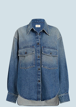 Khaite - Mahmet Denim Button Down Shirt