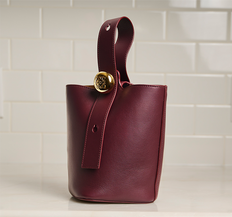 Loewe - Mini Pebbled Leather Bucket Bag