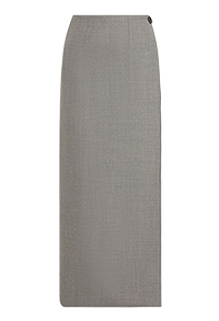 Marie Adam-Leenaerdt - Reversible Wool Maxi Skirt Suit