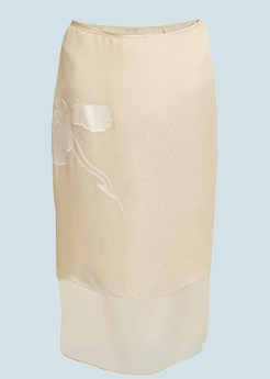 Givenchy - Iris Double-Layered Midi Skirt