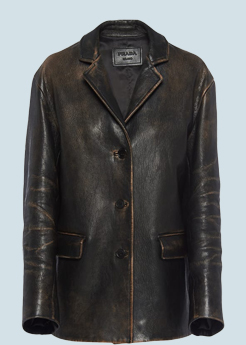 Prada - Capra Old Leather Jacket