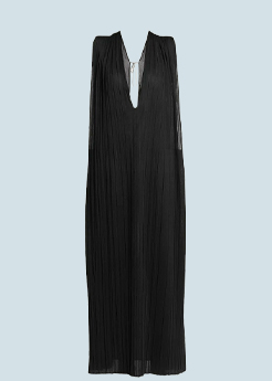 Jil Sander - Pleated Sheer Maxi Dress