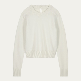 SHANG XIA - Open-Back Wool Cashmere Sweater