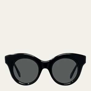 Loewe - Curved Logo Acetate & Nylon Cat-Eye Sunglasses