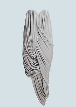 Loewe - Strapless Draped Bustier Asymmetric Midi Dress