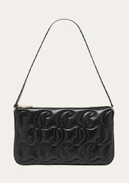 Christian Louboutin - Loubila Shoudler Bag in CL Embossed Nappa Leather