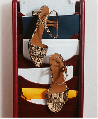AQUATALIA - Kristena Suede Ankle-Strap Sandals