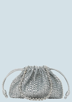 Loewe - Flamenco Fringe Metallic Shoulder Bag