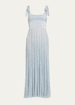 ZIMMERMANN - Waverly Metallic Tie Dress