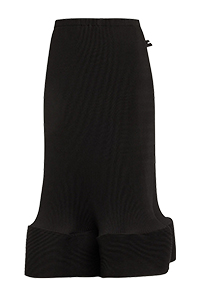 MELITTA BAUMEISTER Ripple Wavy Hem Midi Skirt