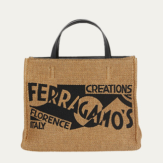 FERRAGAMO - F Signature Small Tote Bag