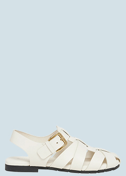 Bottega Veneta - Alfie Leather Fisherman Sandals