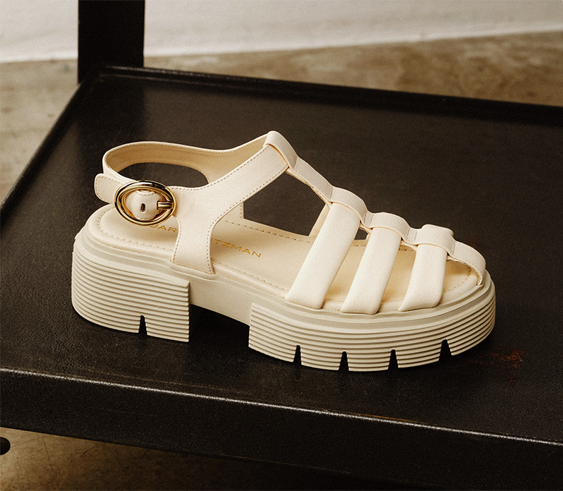 Stuart Weitzman - Nolita Leather Fisherman Sandals
