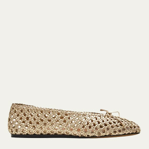 LE MONDE BERYL - Regency Braided Bow Ballerina Flats