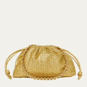 LOEWE - Flamenco Fringe Metallic Shoulder Bag