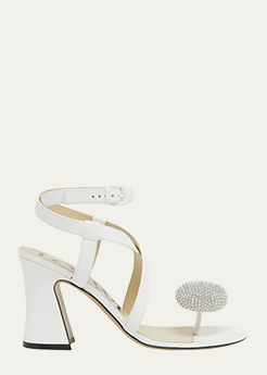 Loewe - Calle Pebble Leather Sandals