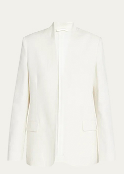 THE ROW - Harvy Open-Front Linen Jacket