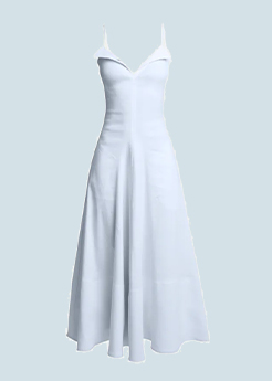 Proenza Schouler Ruby Eco Stretch Linen-Blend Dress