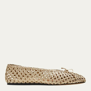 LE MONDE BERYL - Regency Braided Bow Ballerina Flats