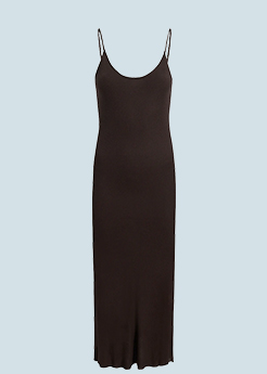 Khaite - Leesal Ribbed Midi Dress