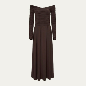 ALTUZARRA - Charlotte Ruched Off-Shoulder Dress