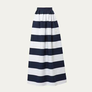 CAROLINA HERRERA - Striped Ball Skirt