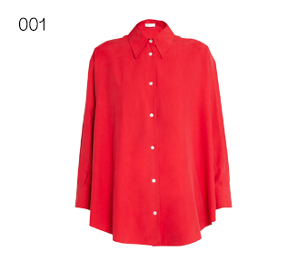The Row - Andra Silk Button-Front Shirt