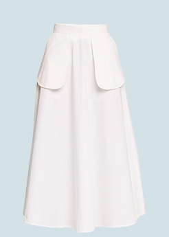 Rohe - A-Line External Pocket Midi Skirt