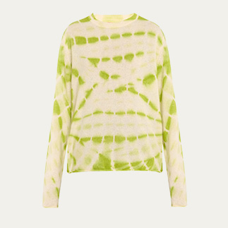 The Elder Statesman  - Tie-Dye Long Sleeve Sweater