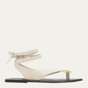 THE ROW - Charm Nubuck Leather Beach Sandals