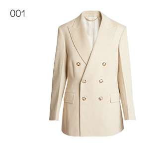 VICTORIA BECKHAM - Double-Breasted Wool Cashmere Jacket
