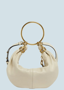 CHLOE - Bracelet Bag Mini in Shiny Grained Calfskin