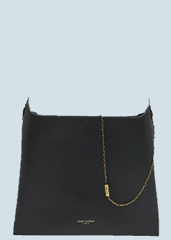 SAINT LAURENT - Liane Calfskin Leather Chain Shoulder Bag