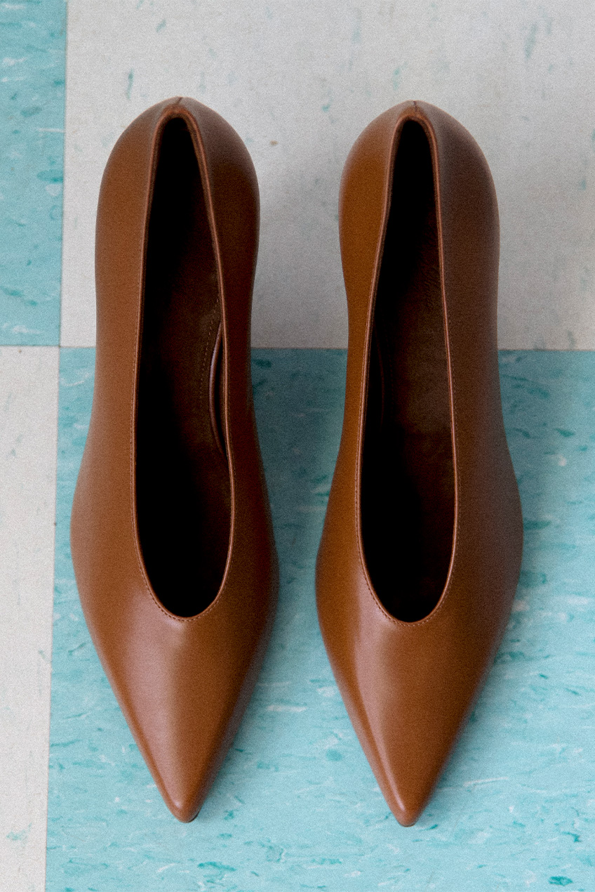 Stuart Weitzman - Stuart Leather 75mm Stiletto Pumps