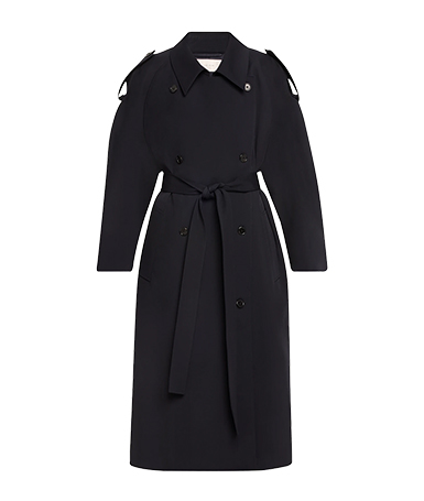 The Row - Denver Belted Wool Trench Coat