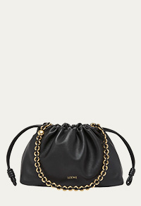 LOEWE Flamenco Bag in Napa Leather with Detachable Chain
