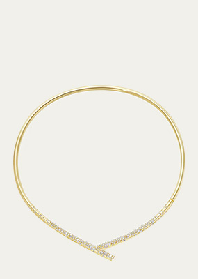 Tabayer - 18K Yellow Gold Fairmined Oera Choker Necklace with Diamonds