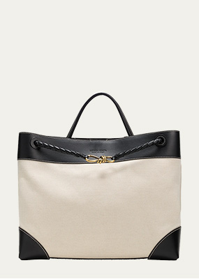Bottega Veneta - Andiamo Large Canvas Tote Bag