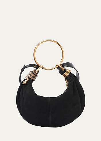 Chloé - Mini Bracelet Crossbody Bag in Suede