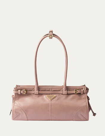 Prada - Medium East-West Leather Shoulder Bag