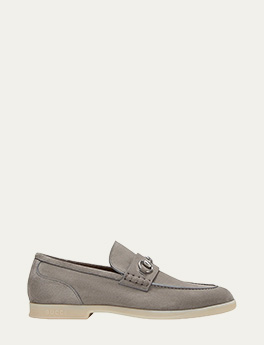 Gucci - Men's Konrad Suede Bit Loafers