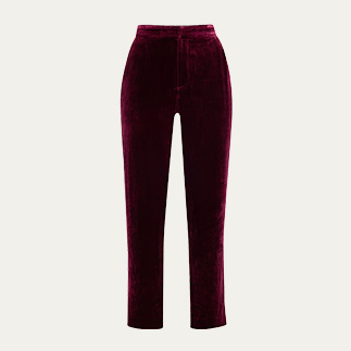 L'Agence - Rebel Velvet Trousers